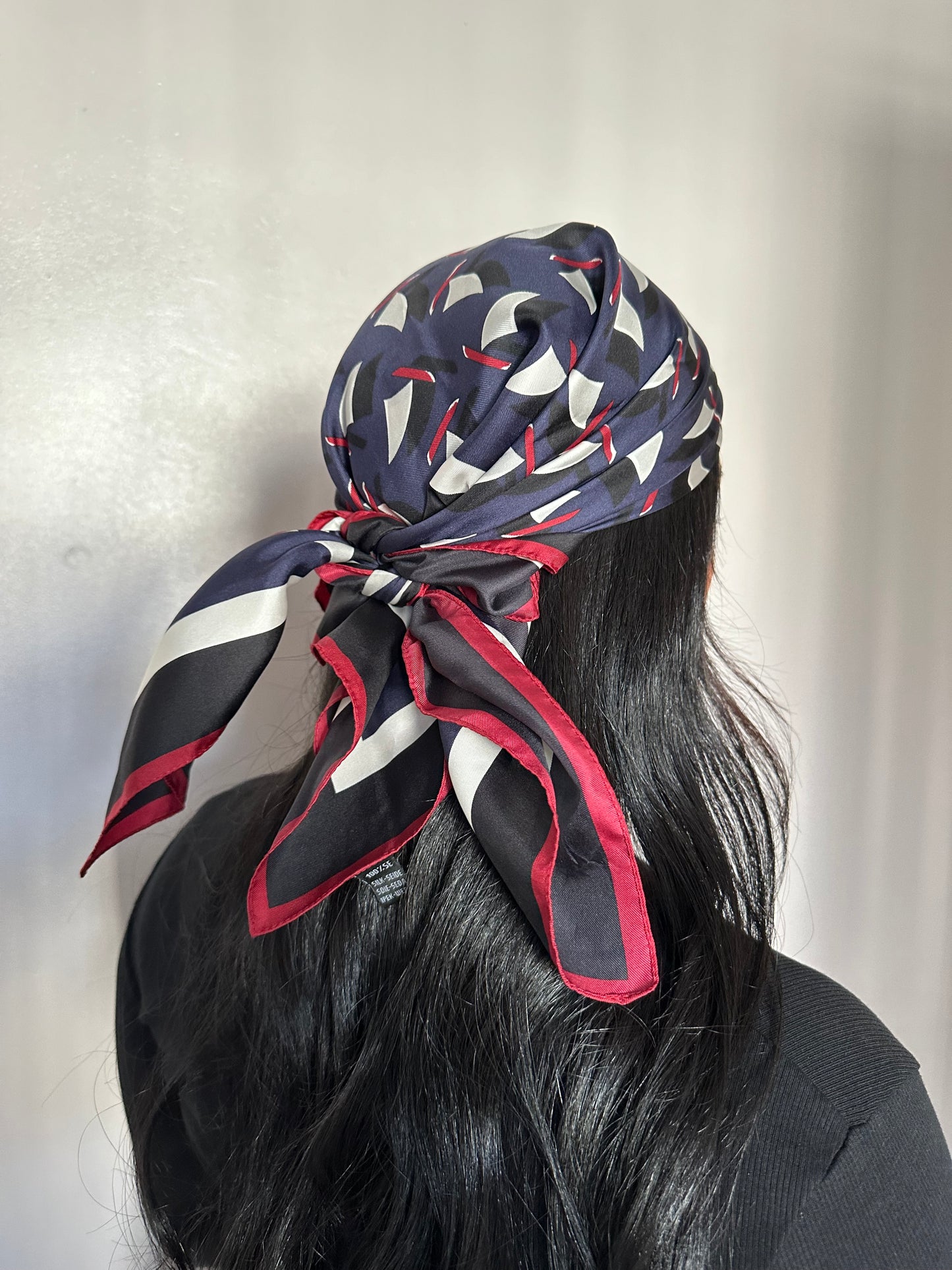 Gucci Navy/Black/Maroon Scarf