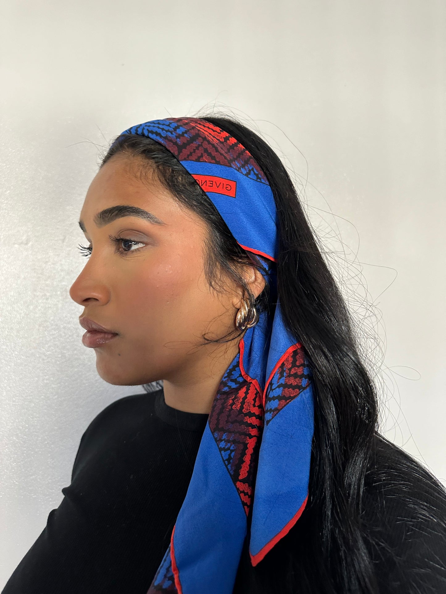 Givenchy Blue/Red Scarf