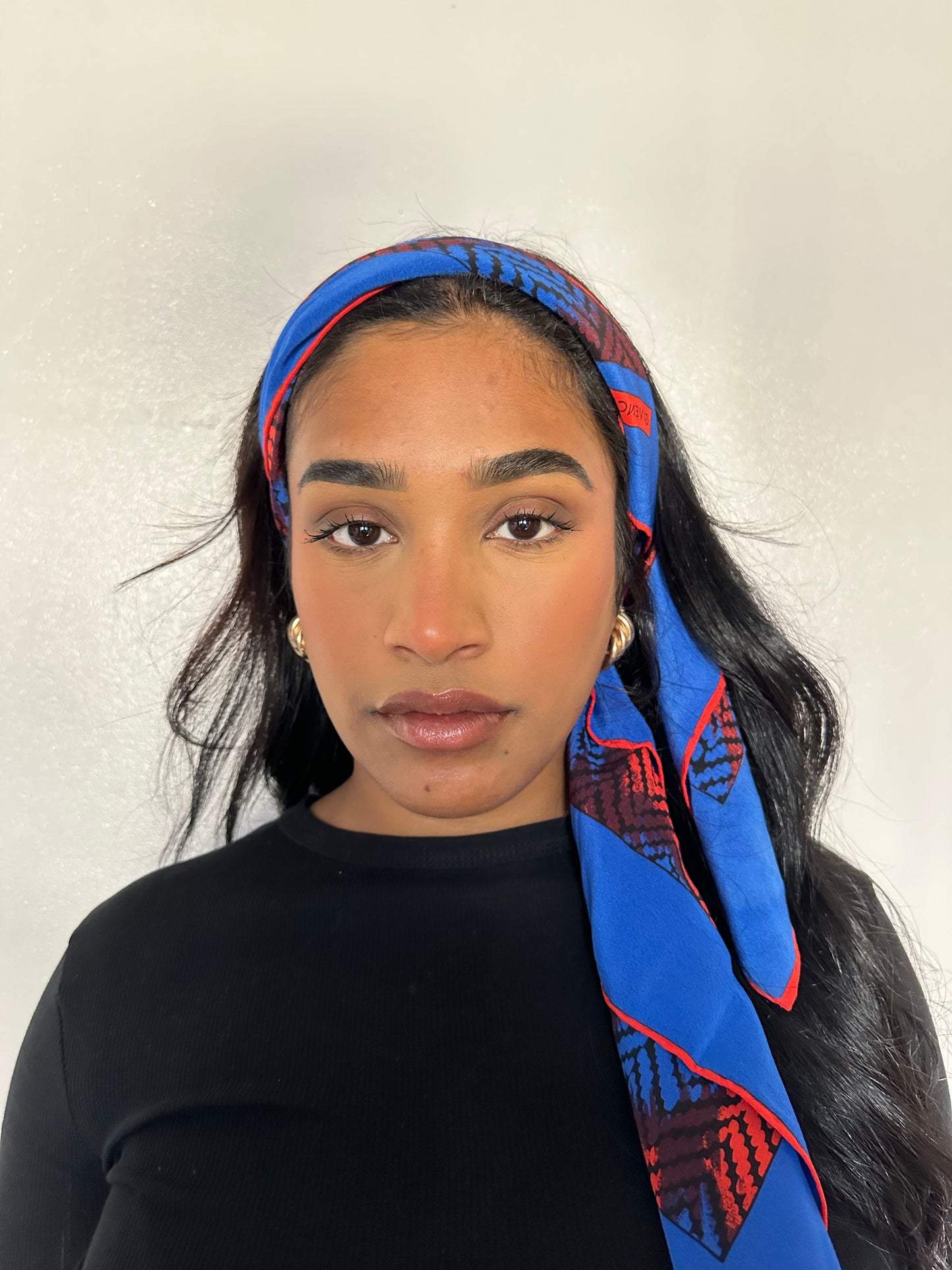 Givenchy Blue/Red Scarf